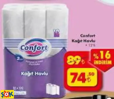 CONFORT KAĞIT HAVLU CONFORT KAĞIT HAVLU